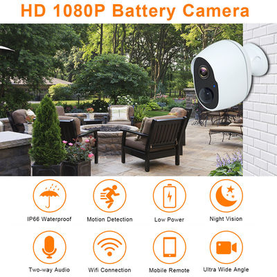 1080P IP66 4G الكاميرا الشمسية مع بطارية قابلة للشحن للماء