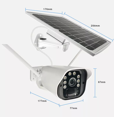 لاسلكي عالي الدقة طويل مع بطارية تعمل بالبطارية PIR Wifi تعمل بالطاقة الشمسية CCTV كاميرا IP كاميرات مراقبة للمنزل في الهواء الطلق